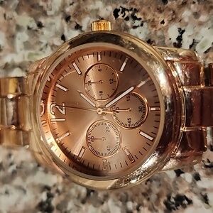 Merona rose gold ladies watch